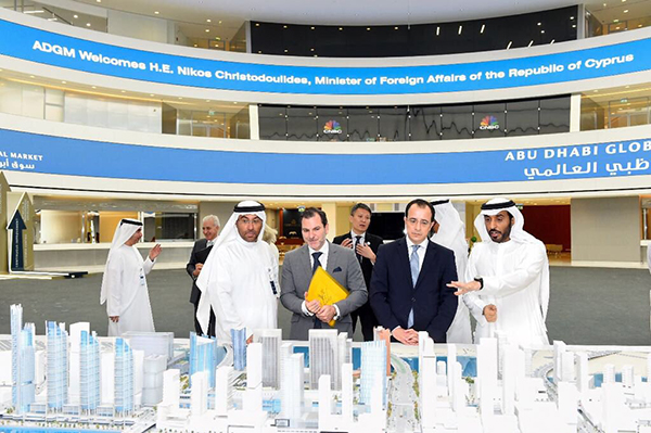 ADGM was honoured to welcome the official visit of H.E. Nikos Christodoulides